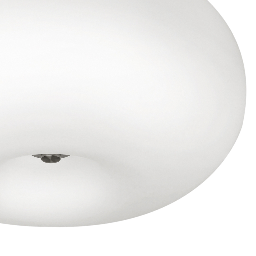 EGLO - Stropné svietidlo OPTICA 2xE27/60W/230V opálové sklo pr. 35 cm