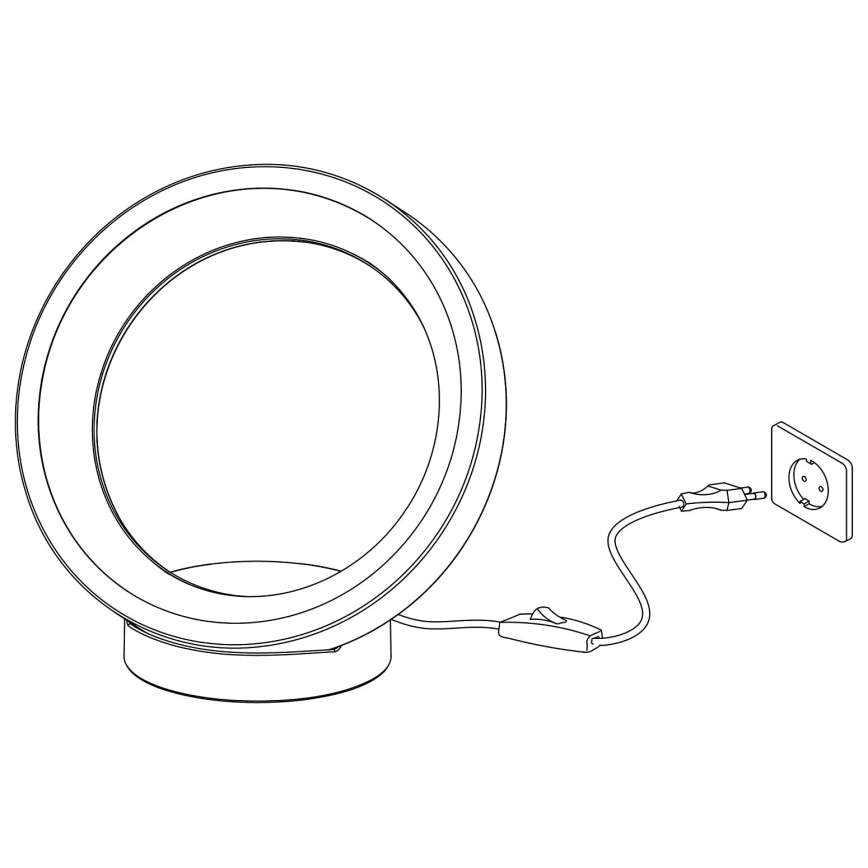 Eglo - LED RGBW Stmievateľná stolná lampa LED/16W/230V ZigBee