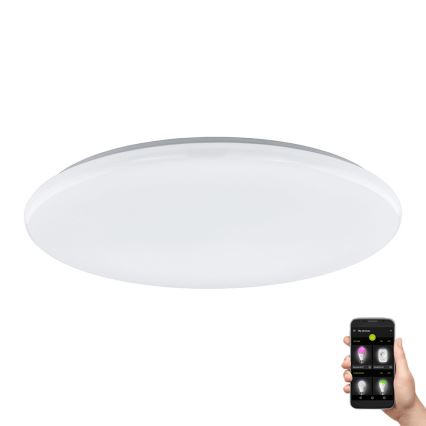 Eglo - LED Stmievateľné stropné svietidlo LED/44,8W/230V ZigBee