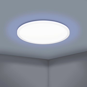Eglo 900086 - LED RGBW Stmievateľné stropné svietidlo ROVITO-Z LED/14,6W/230V 2700-6500K pr. 29,5 cm biela