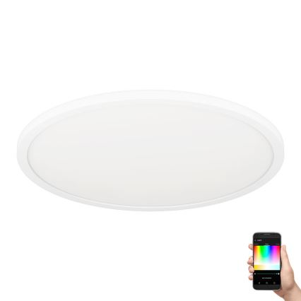 Eglo - LED RGBW Stmievateľné stropné svietidlo LED/16,5W/230V biela ZigBee