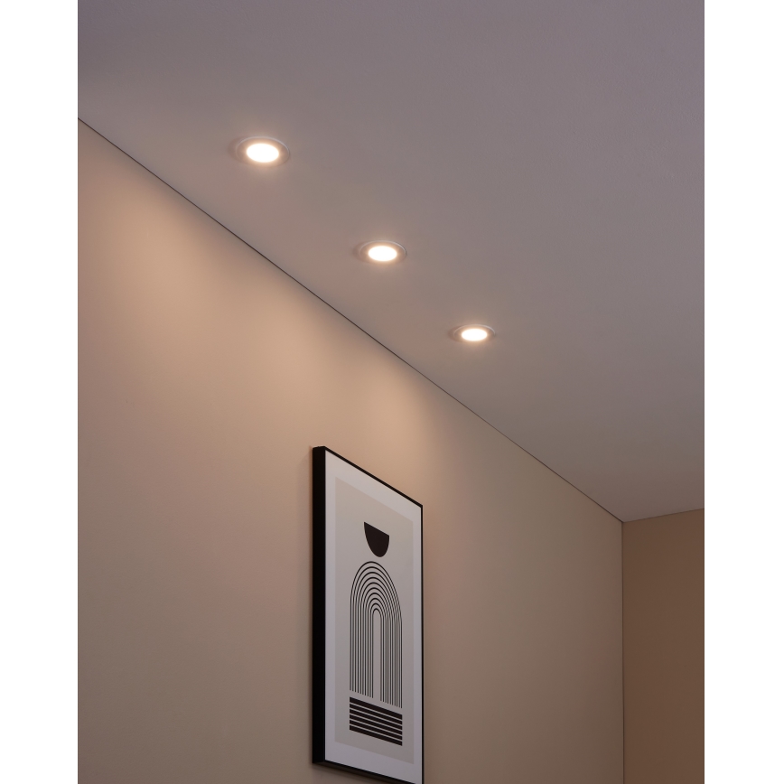 Eglo - SADA 3xLED Stmievateľné podhľadové svietidlo FUEVA-Z  LED/2,8W/230V IP44