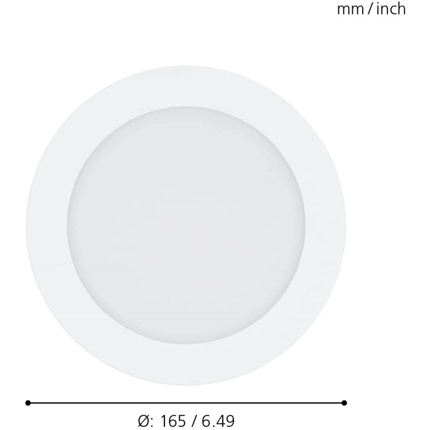 Eglo - LED Stmievateľné kúpeľňové podhľadové svietidlo LED/10,5W/230V IP44 ZigBee