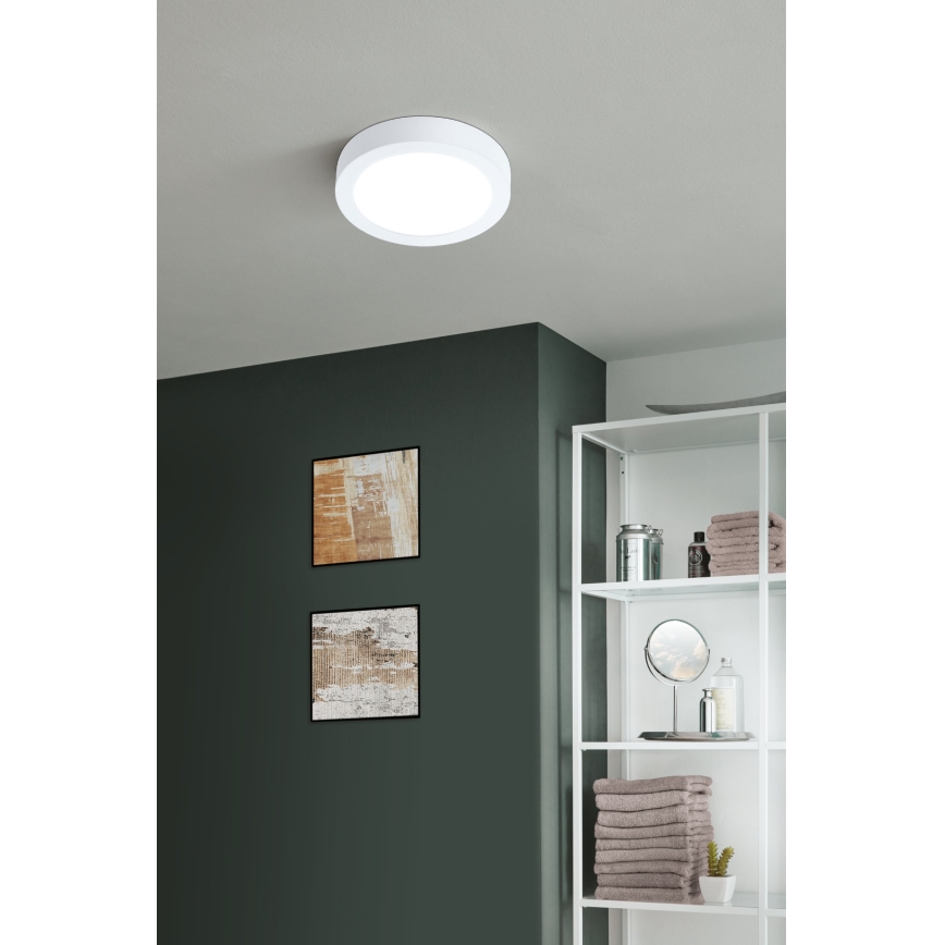 Eglo - LED Stlmiteľné kúpeľňové stropné svietidlo LED/16,5W/230V 2700-6500K IP44 ZigBee pr. 21 cm