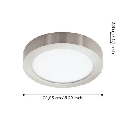 Eglo - LED Stmievateľné kúpeľňové stropné svietidlo LED/16,5W/230V IP44 ZigBee