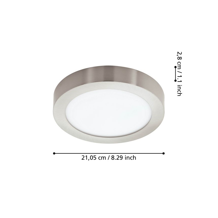 Eglo - LED Stmievateľné kúpeľňové stropné svietidlo LED/16,5W/230V IP44 ZigBee