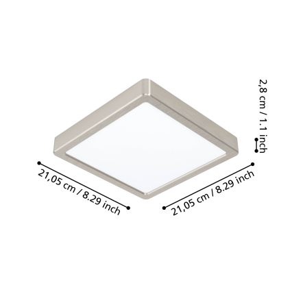 Eglo - LED Stmievateľné kúpeľňové svietidlo LED/16,5W/230V IP44 ZigBee