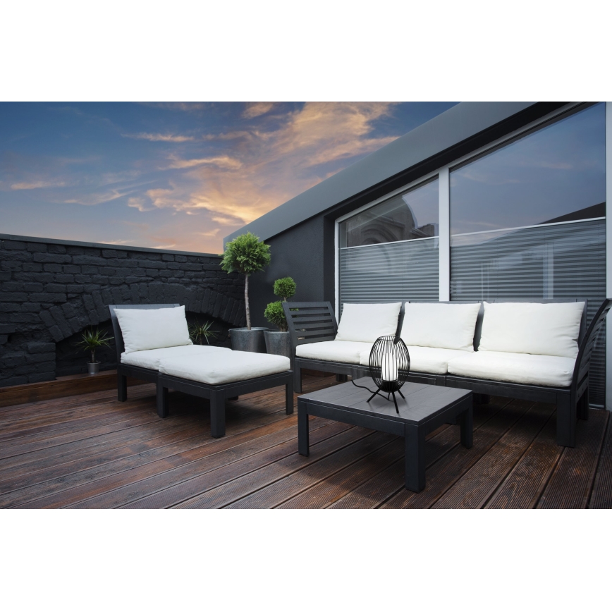 Eglo - Vonkajšia stolná lampa 1xE27/28W/230V IP44