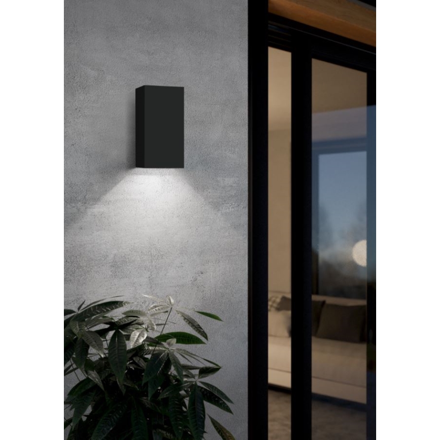Eglo - LED RGB Stmievateľné vonkajšie nástenné svietidlo 2xGU10/5W/230V IP55 2700-6500K