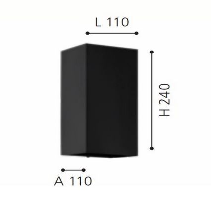 Eglo - LED RGB Stmievateľné vonkajšie nástenné svietidlo 2xGU10/5W/230V IP55 2700-6500K