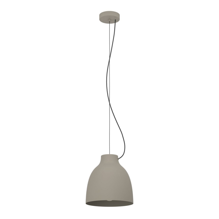 Eglo - Luster na lanku 1xE27/40W/230V šedá
