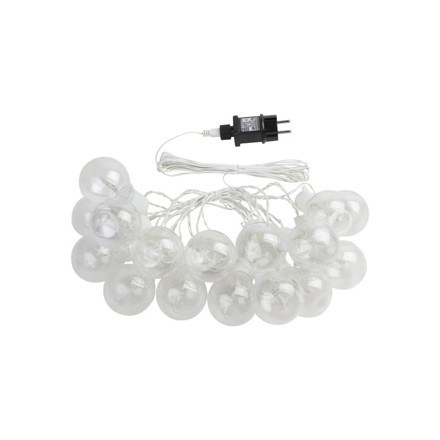 Eglo - LED Vonkajšia dekoračná reťaz 16xLED/0,064W/24V IP44 biela