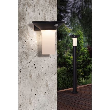 Eglo - LED Vonkajšia solárna lampa so senzorom 6xLED/0,03W/3,7V 1500 mAh IP44
