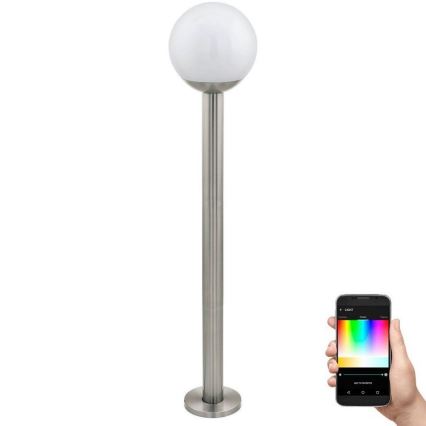 Eglo - LED RGB Stmievateľná vonkajšia lampa 1xE27/9W/230V 2700-6500K IP44