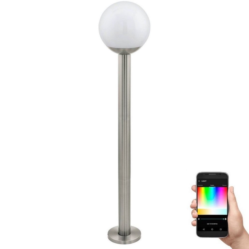 Eglo - LED RGB Stmievateľná vonkajšia lampa 1xE27/9W/230V 2700-6500K IP44