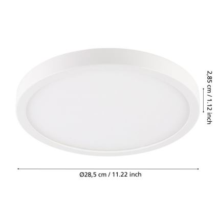 Eglo - LED Kúpeľňové stropné svietidlo LED/20,5W/230V IP44 biela