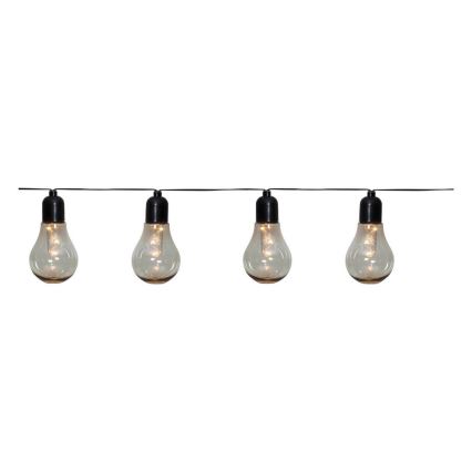 Eglo - LED Vonkajšia dekoračná reťaz 10xLED/0,06W/3V 2xAA IP44
