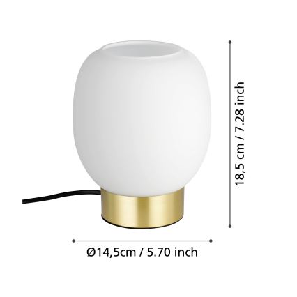 Eglo - Stolná lampa 1xE27/40W/230V