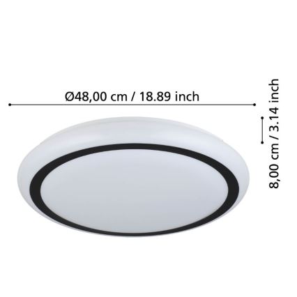 Eglo - LED Stropné svietidlo LED/19,5W/230V