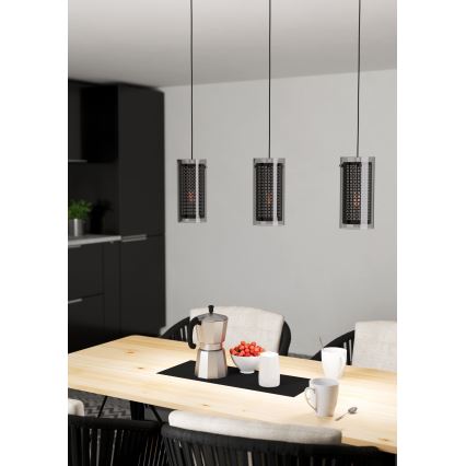 Eglo - Luster na lanku 3xE27/10W/230V
