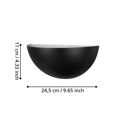 Eglo - Nástenné svietidlo 1xE27/25W/230V