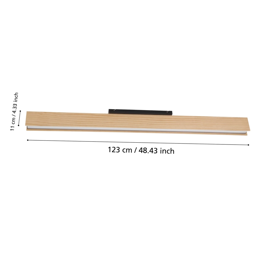 Eglo - LED RGBW Stmievateľné stropné svietidlo LED/35W/230V 2700-6500K