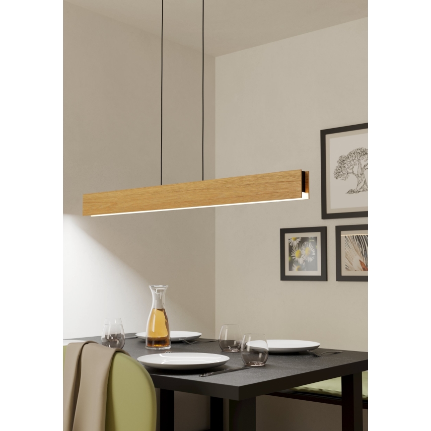 Eglo - LED RGBW Stmievateľný luster na lanku LED/35W/230V 2700-6500K