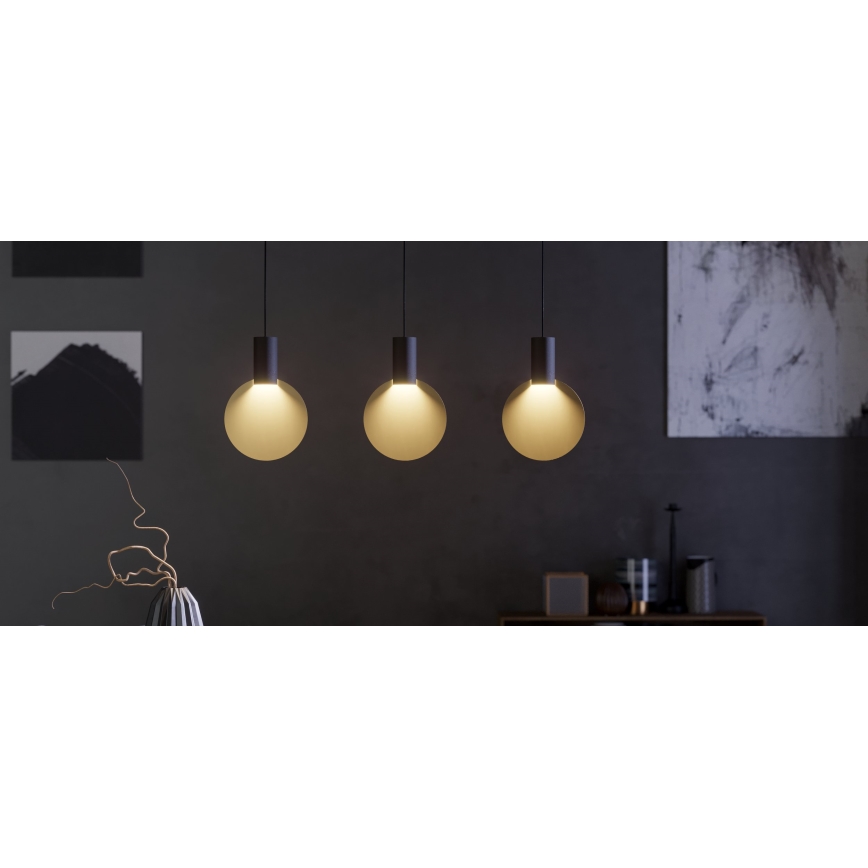 Eglo - LED Luster na lanku 3xGU10/4,5W/230V 3000K