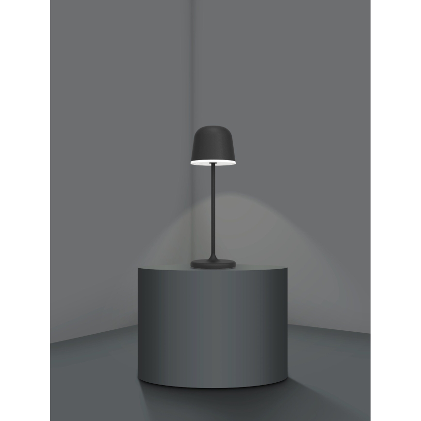 Eglo - LED Stmievateľná vonkajšia nabíjacia lampa LED/2,2W/5V 1800 mAh čierna IP54