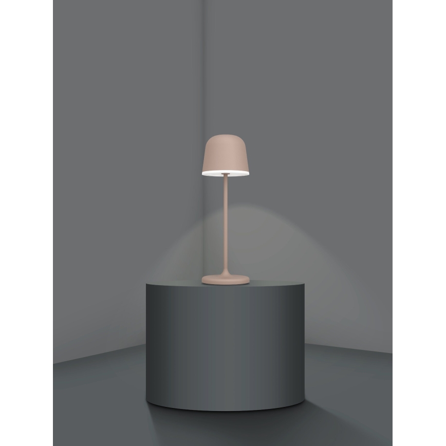 Eglo - LED Stmievateľná vonkajšia nabíjacia lampa LED/2,2W/5V 1800mAh hnedá IP54