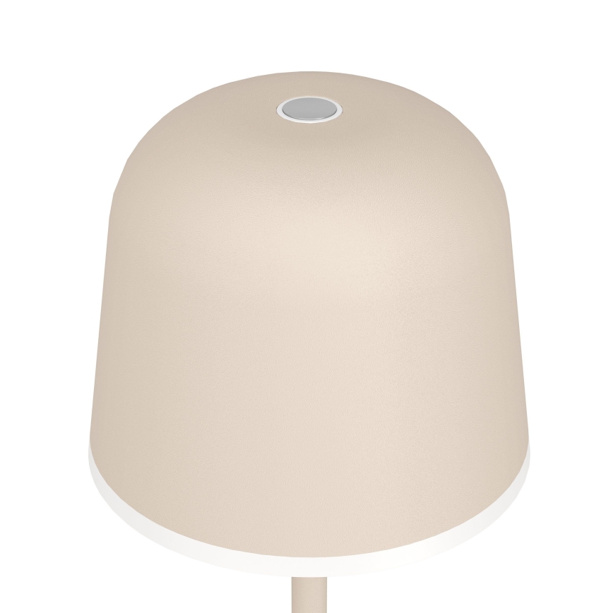 Eglo - LED Stmievateľná vonkajšia nabíjacia lampa LED/2,2W/5V 1800 mAh béžová IP54