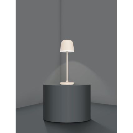 Eglo - LED Stmievateľná vonkajšia nabíjacia lampa LED/2,2W/5V 1800 mAh béžová IP54