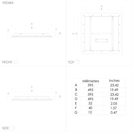 Eglo - LED RGBW Stmievateľné stropné svietidlo LED/35,5W/230V