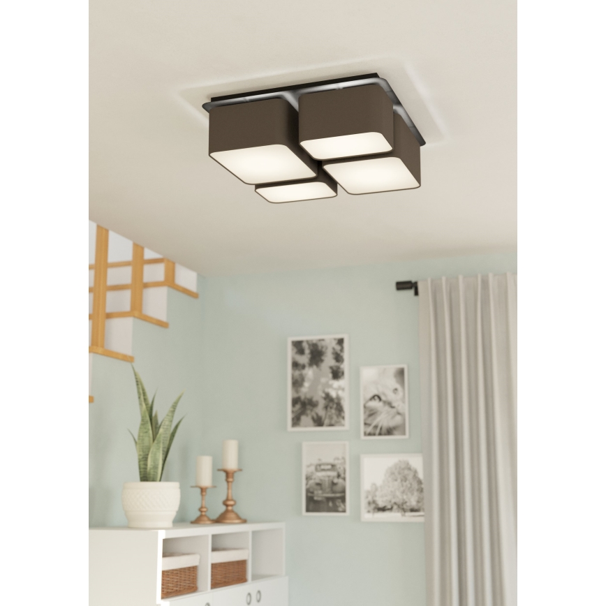 Eglo - Stropné svietidlo 4xE27/28W/230V