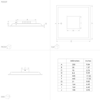 Eglo - LED Stropné svietidlo LED/28W/230V