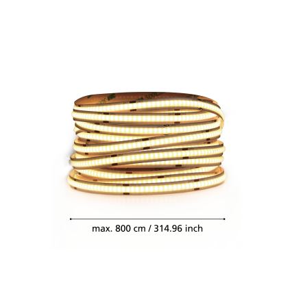 Eglo - LED Pásik 8m LED/64W/24/230V 3000K