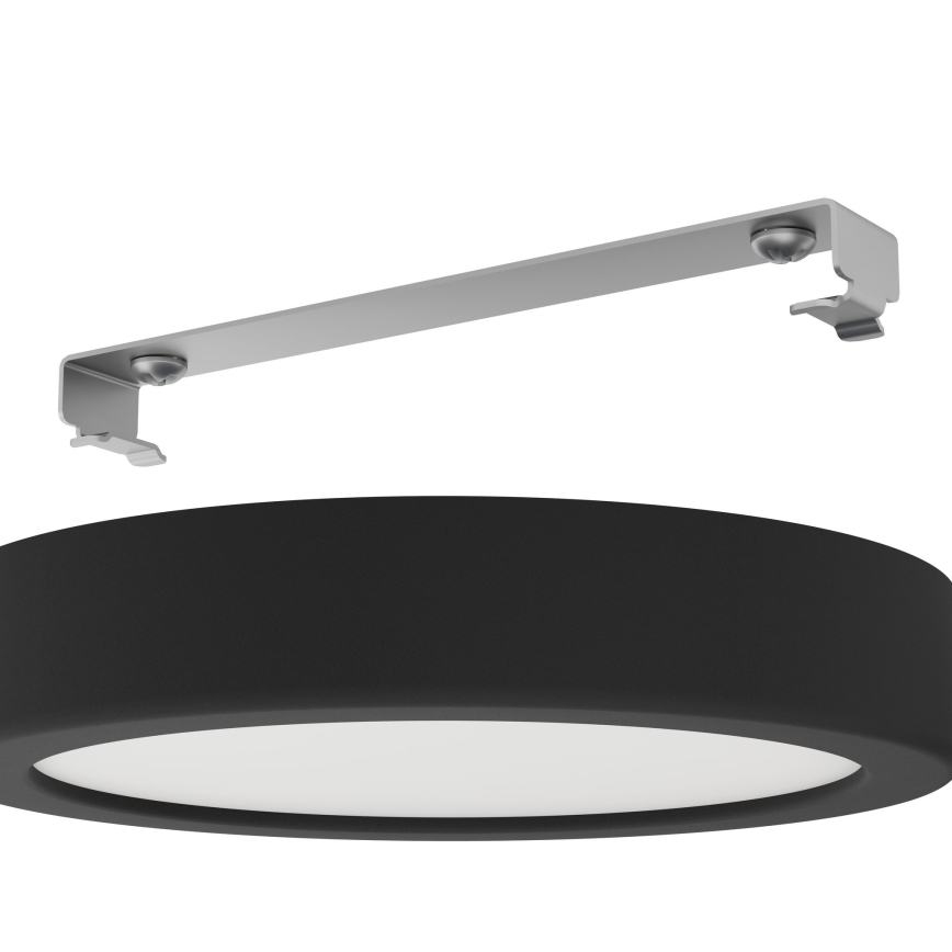 Eglo - LED Stmievateľné stropné svietidlo LED/11W/230V čierna pr. 16 cm