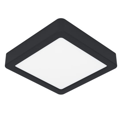 Eglo - LED stropné svietidlo s možnosťou stmievania LED/11W/230V čierne 16x16 cm