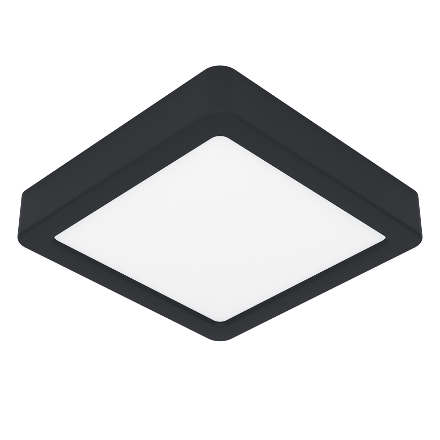 Eglo - LED stropné svietidlo s možnosťou stmievania LED/11W/230V čierne 16x16 cm