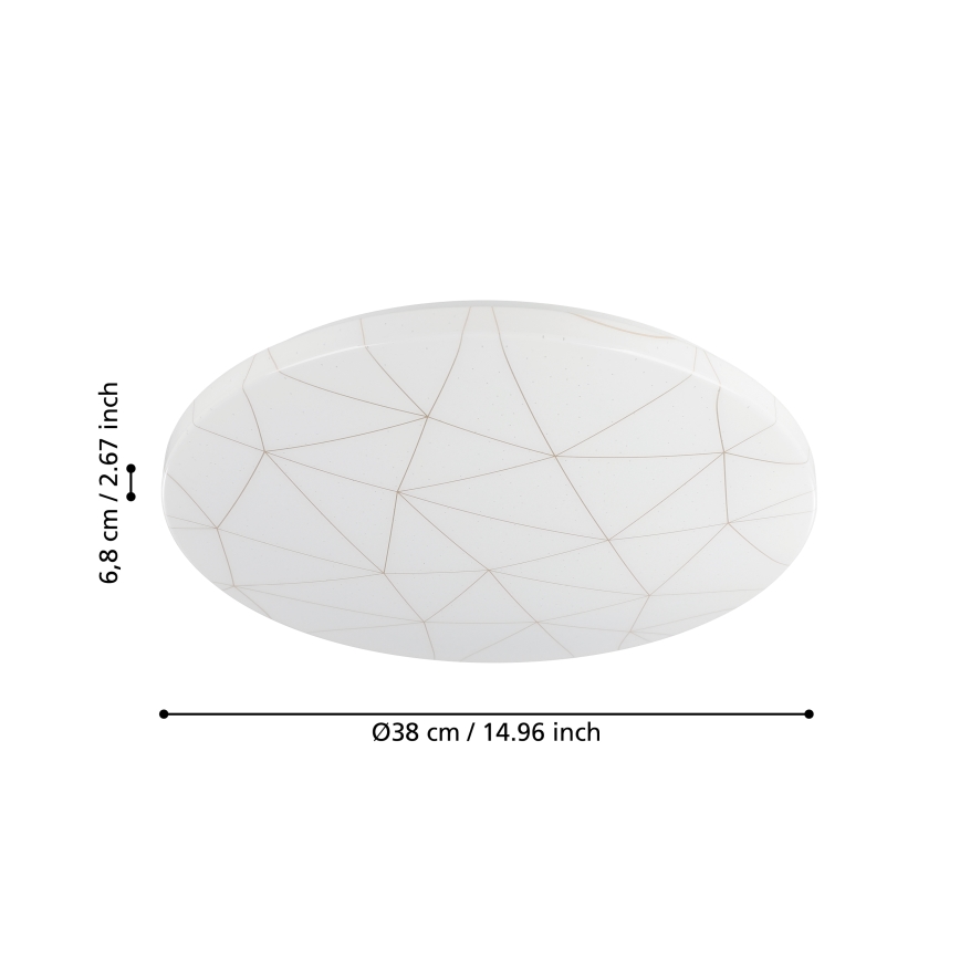 Eglo - LED Stropné svietidlo LED/19,5W/230V