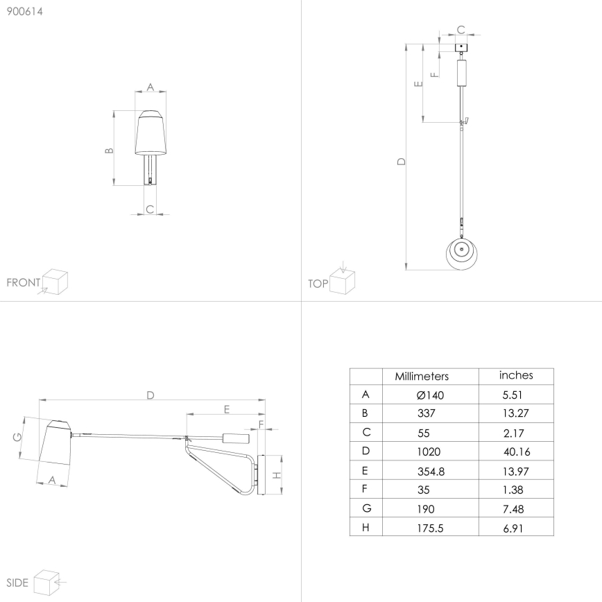 Eglo - Nástenná lampa 1xE27/28W/230V