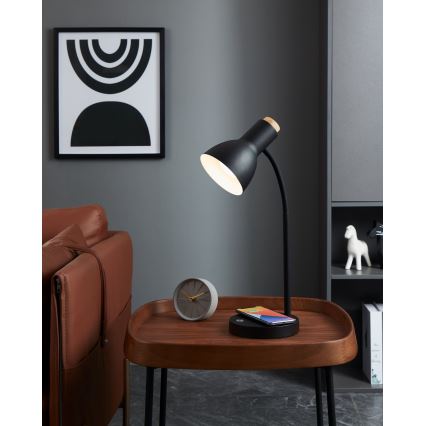 Eglo - LED Stmievateľná lampa s bezdrôtovým nabíjaním LED/5,5W/230V