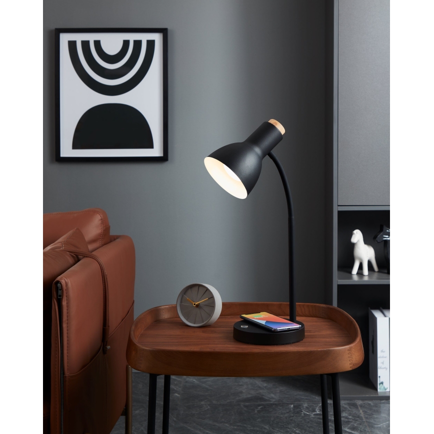 Eglo - LED Stmievateľná lampa s bezdrôtovým nabíjaním LED/5,5W/230V