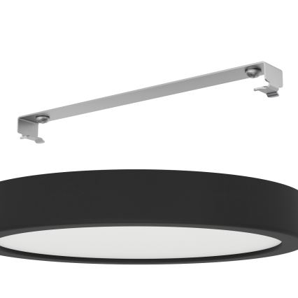 Eglo - LED Kúpeľňové stropné svietidlo LED/17W/230V čierna IP44