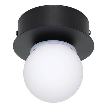 Eglo - LED Kúpeľňové stropné svietidlo LED/3,3W/230V IP44 čierna