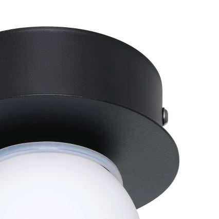 Eglo - LED Kúpeľňové stropné svietidlo LED/3,3W/230V IP44 čierna