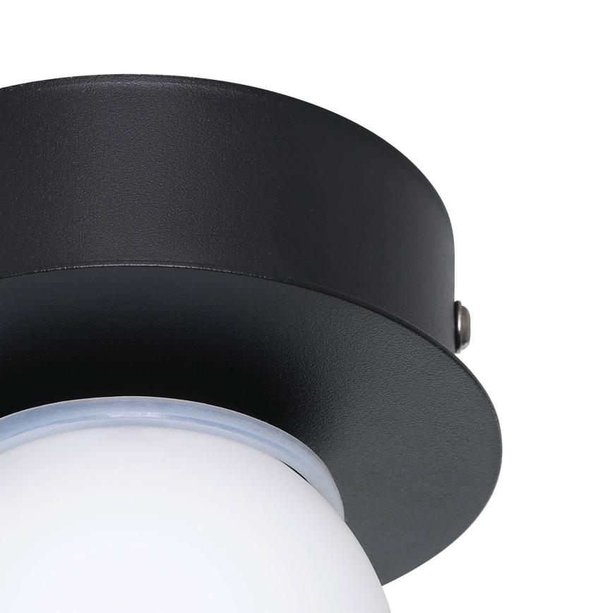 Eglo - LED Kúpeľňové stropné svietidlo LED/3,3W/230V IP44 čierna