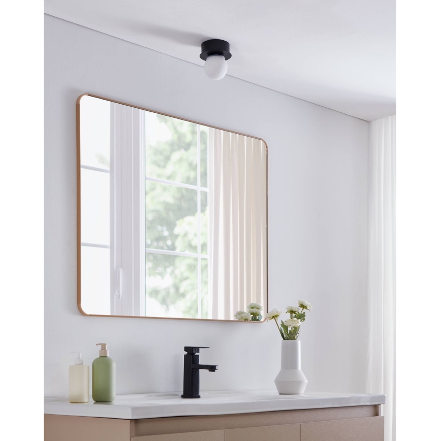 Eglo - LED Kúpeľňové stropné svietidlo LED/3,3W/230V IP44 čierna