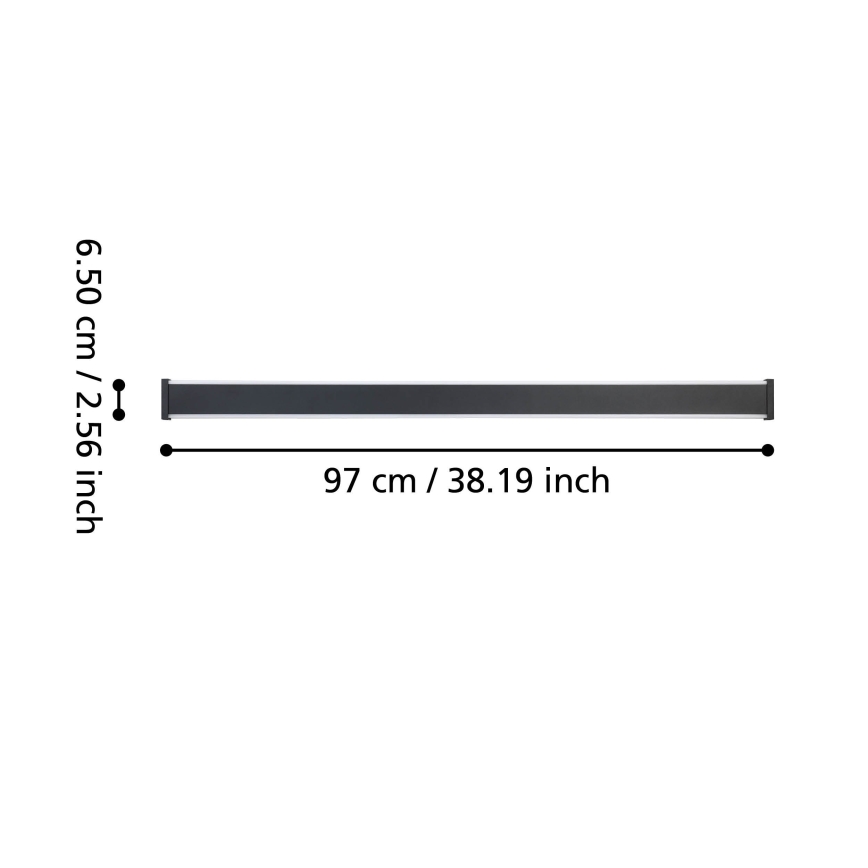 Eglo - LED Vonkajšie nástenné svietidlo 2xLED/11W/230V 3000K IP55
