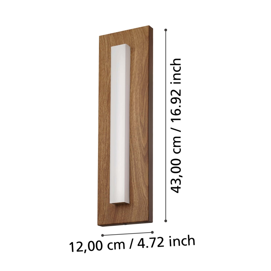 Eglo - LED Vonkajšie nástenné svietidlo LED/7W/230V IP44